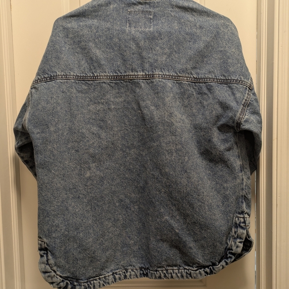 Denim Button-Up Jacket - Picture 4 of 5